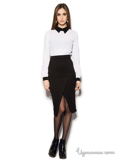 Платье Cardo, цвет черный, белый