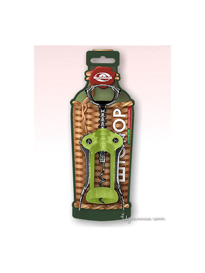 Штопор, 24,9*9*4 см Мультидом, цвет желтый