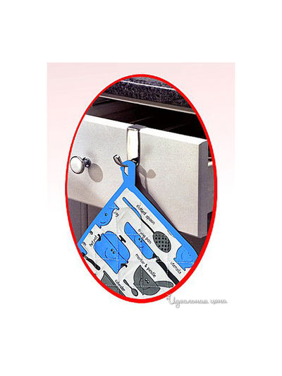 Крючок навесной, 7*2 см Мультидом, цвет в ассортименте