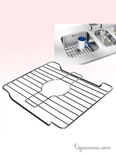 Сушилка-подставка для раковины, 32*27*3 см Мультидом, цвет металл