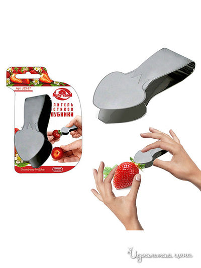Удалитель хвостиков у клубники, 6,7*2*1 см Мультидом, цвет в ассортименте