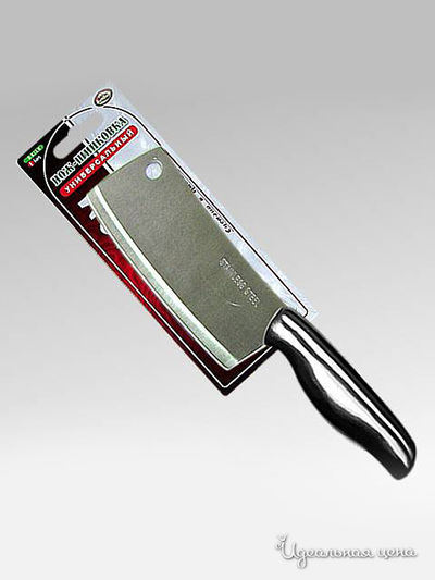 Нож-топорик для мяса, 33,5*12*3 см Мультидом, цвет серебряный