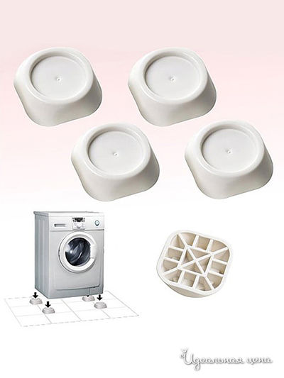 Антивибрационные подставки, 20*14*2 см Мультидом, цвет в ассортименте