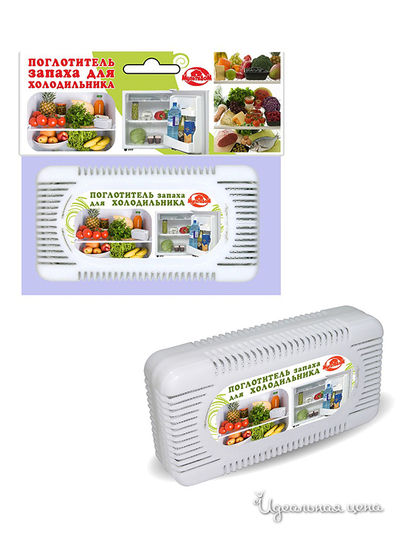 Поглотитель запаха для холодильника, 18*18*3 см Мультидом, цвет в ассортименте