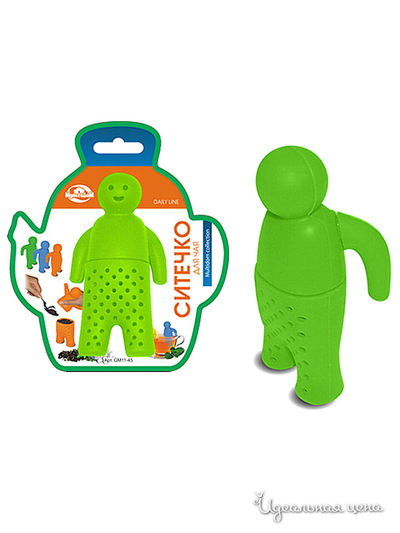 Ситечко для чая Мультидом, цвет салатовый