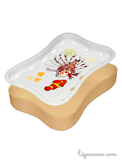 Мыльница-подставка Мультидом, цвет в ассортименте