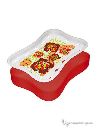 Мыльница-подставка Мультидом, цвет в ассортименте