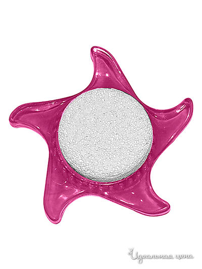 Щетка для ног с пемзой Мультидом, цвет розовый