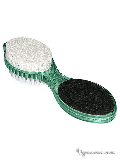 Щетка для педикюра Мультидом, цвет зеленый