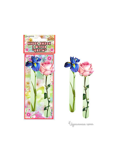 Набор пилок 2 шт Мультидом, цвет роза