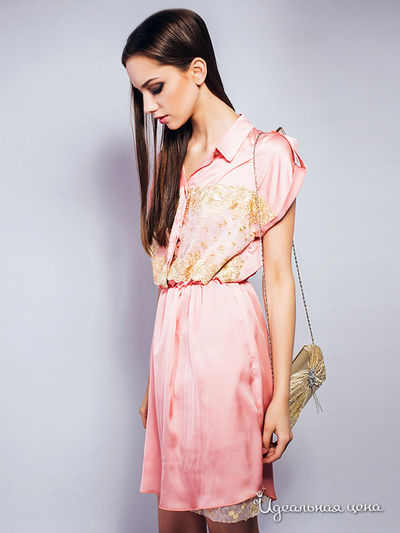 Платье Lady White, цвет розовый