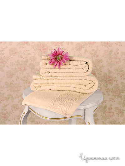 Махровое полотенце 70х140 см Тет-а-Тет, цвет бежевый