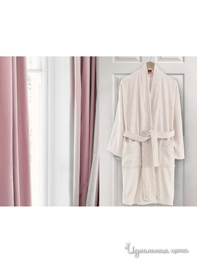 Халат махровый Тет-а-Тет, цвет кремовый