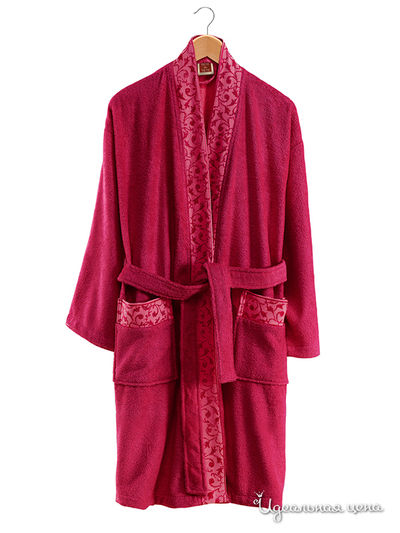 Халат махровый Тет-а-Тет, цвет фуксия