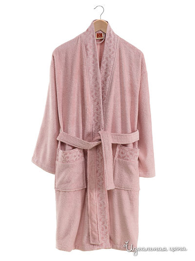 Халат махровый Тет-а-Тет, цвет розовый