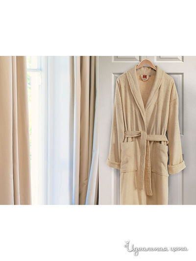 Халат махровый Тет-а-Тет, цвет бежевый