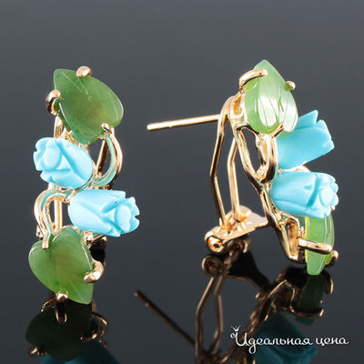 Серьги Эсмеральда, цвет мультиколор