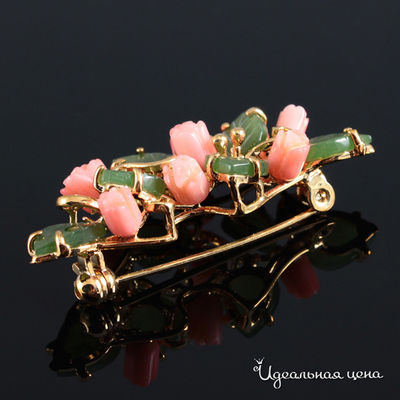 Брошь Эсмеральда, цвет мультиколор