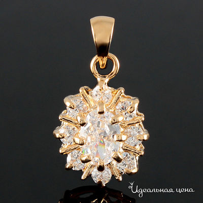 Подвеска Эсмеральда, цвет золотой, белый