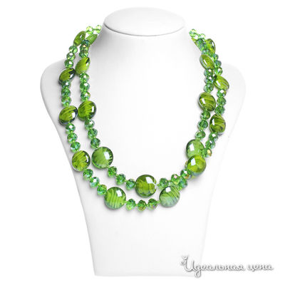 Колье Эсмеральда, цвет салатовый