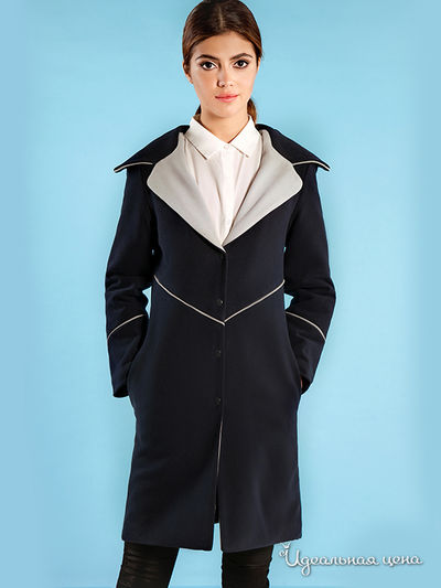 Пальто Chic, цвет темно-синий