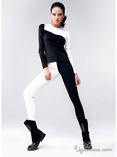 Толстовка Chic, цвет черный, белый