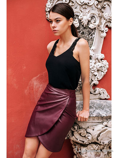 Юбка Chic, цвет бордовый