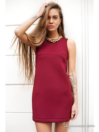Платье Chic, цвет бордовый