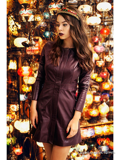 Платье Chic, цвет бордовый