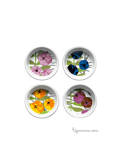 Блюдо для выпечки, 4 предмета Sagaform, цвет Мультиколор