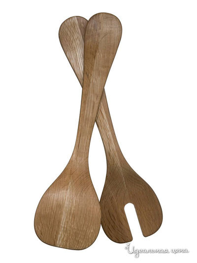 Набор приборов для салата Sagaform, цвет коричневый