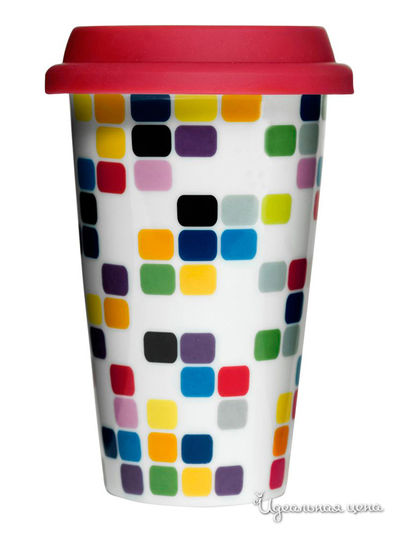 Термокружка с силиконовой крышкой Sagaform, цвет мультиколор