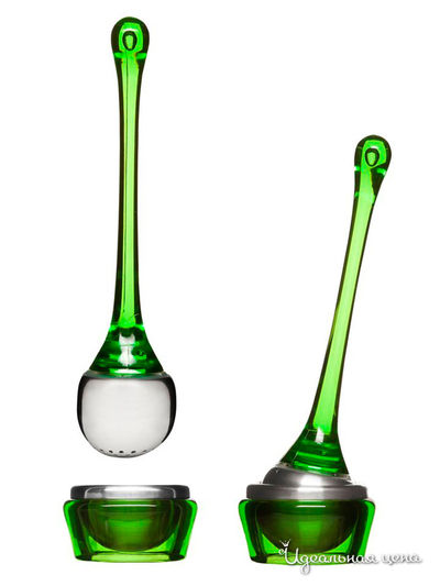 Ситечко для чая с подставкой Sagaform, цвет зеленый