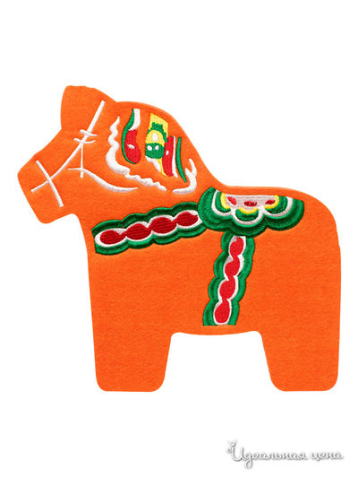 Подставка под горячее в виде лошади Sagaform, цвет оранжевый