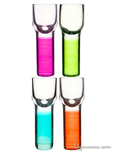 Рюмки для шнапса, 4 шт Sagaform, цвет Мультиколор