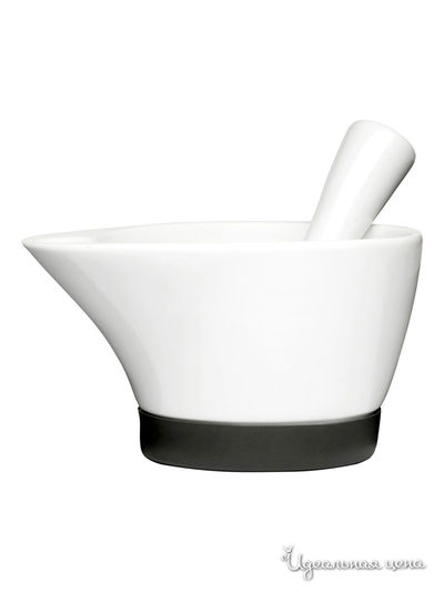 Ступка с пестиком Sagaform, цвет белый