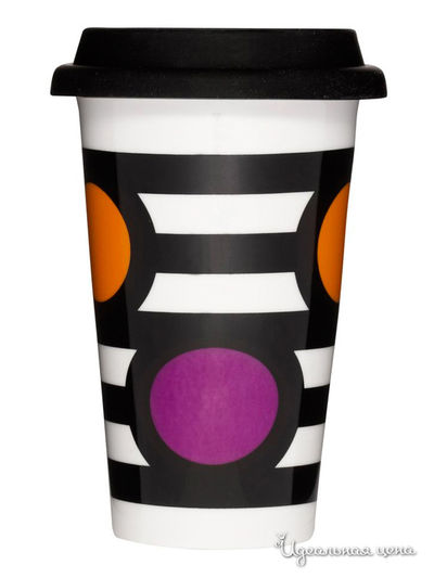 Бокал с силиконовой крышкой Sagaform, цвет Мультиколор