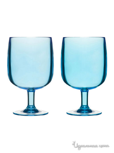 Набор бокалов, 2 шт Sagaform, цвет голубой