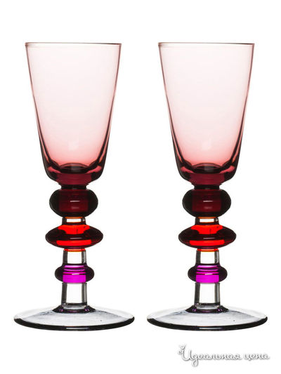 Набор бокалов, 2 шт Sagaform, цвет Мультиколор