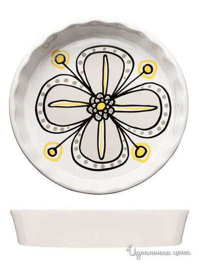 Блюдо для пирога Sagaform, цвет белый