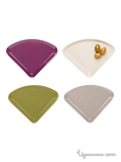 Тарелки сервировочные, 4 шт Sagaform, цвет мультиколор