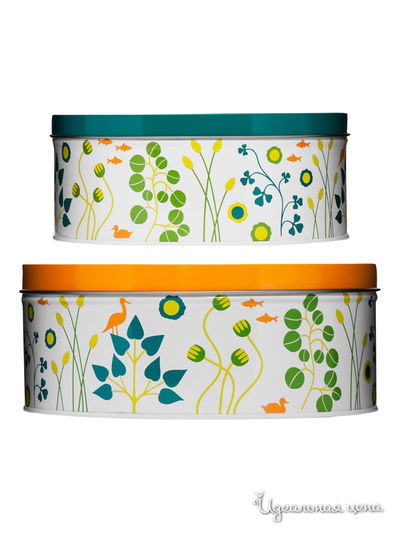 Набор банок, 2 шт Sagaform, цвет Мультиколор