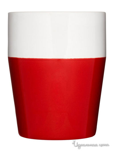 Кружка Sagaform, цвет белый, красный