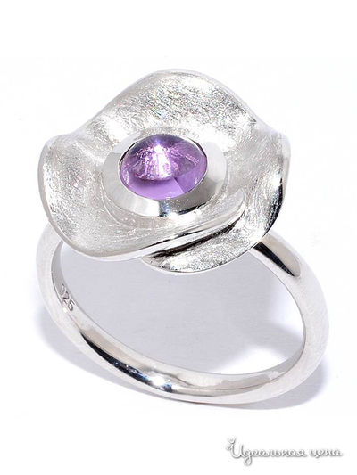 Кольцо SILVER-WINGS, цвет сиреневый