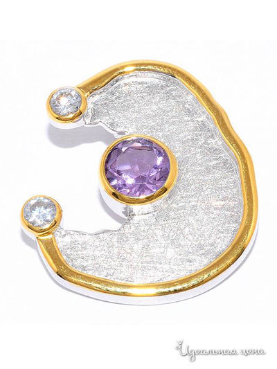 Подвеска SILVER-WINGS, цвет сиреневый