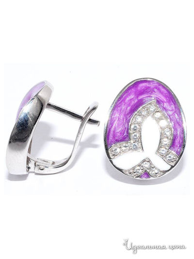 Серьги SILVER-WINGS, цвет мультиколор