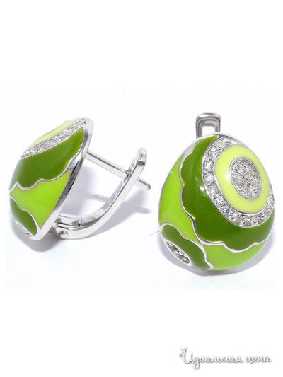 Серьги SILVER-WINGS, цвет мультиколор