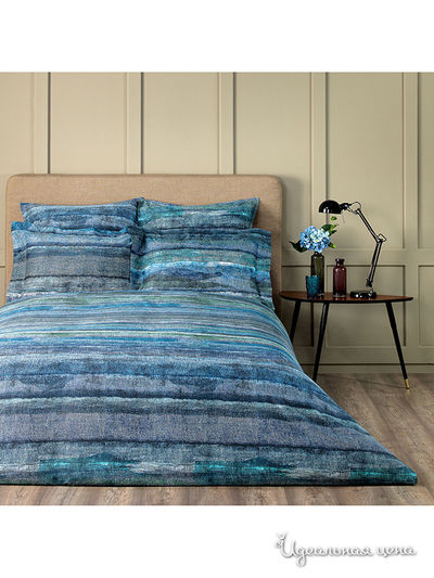 Комплект постельного белья двуспальный Togas, цвет темно-синий