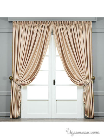 Шторы, 240х275 см - 2 шт Togas, цвет золотой