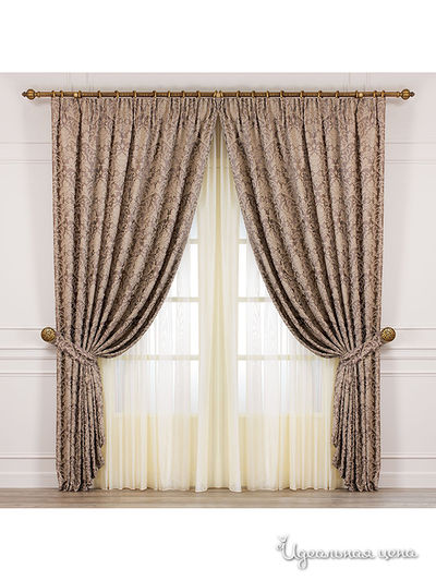 Комплект штор Togas, цвет золотой